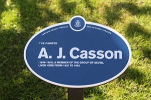 AJ Casson Sign